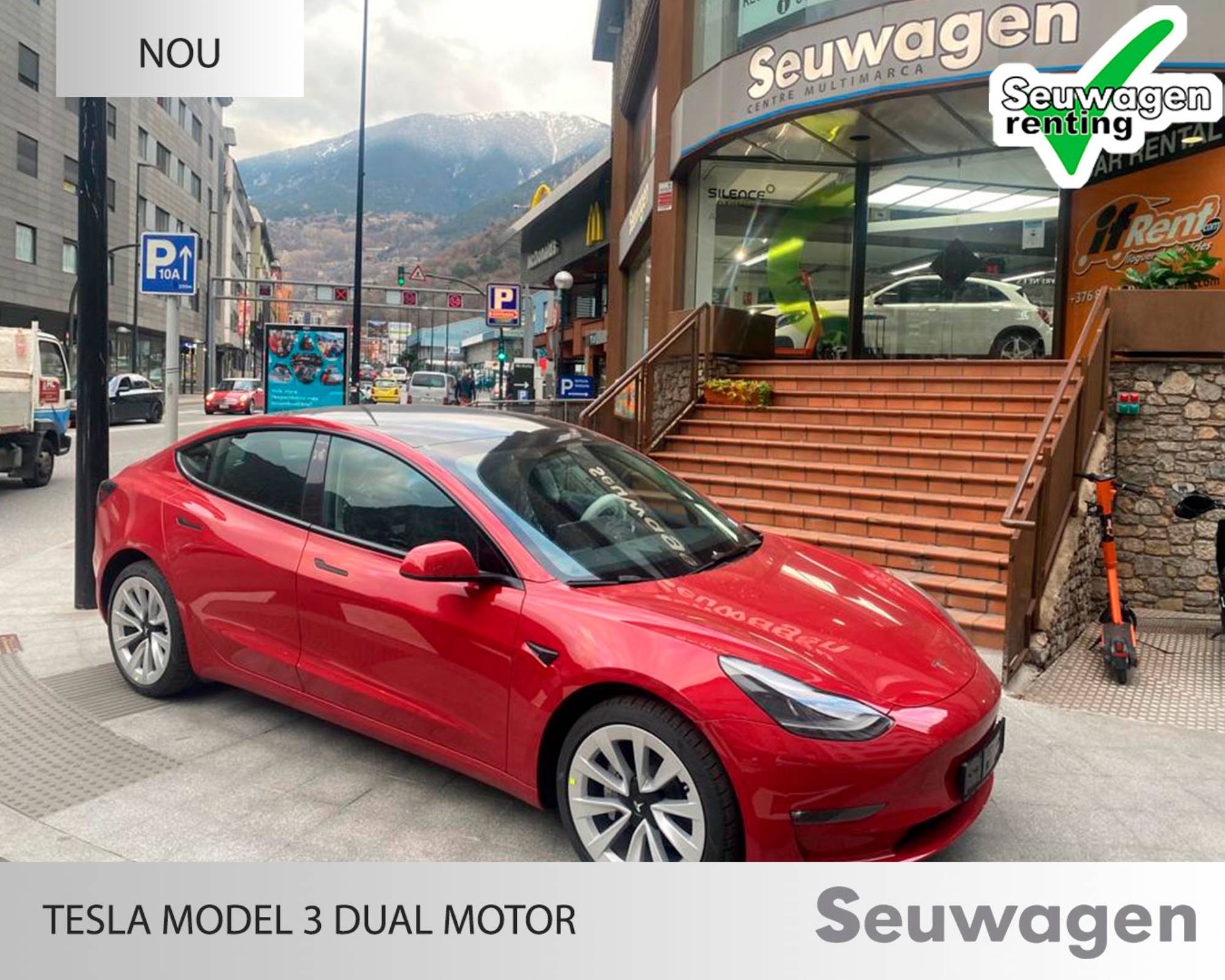 Двойной двигатель Tesla Model 3