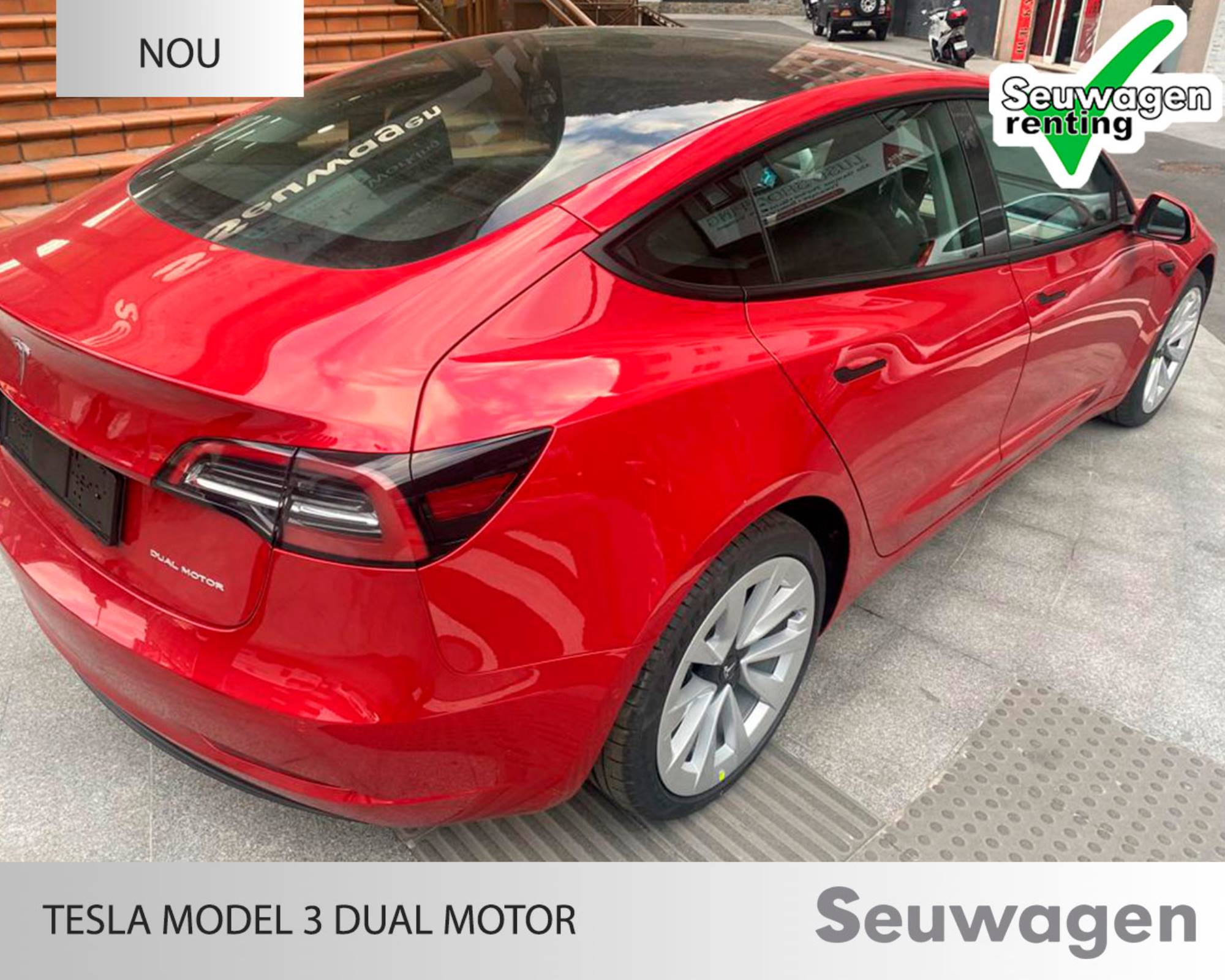 Двойной двигатель Tesla Model 3