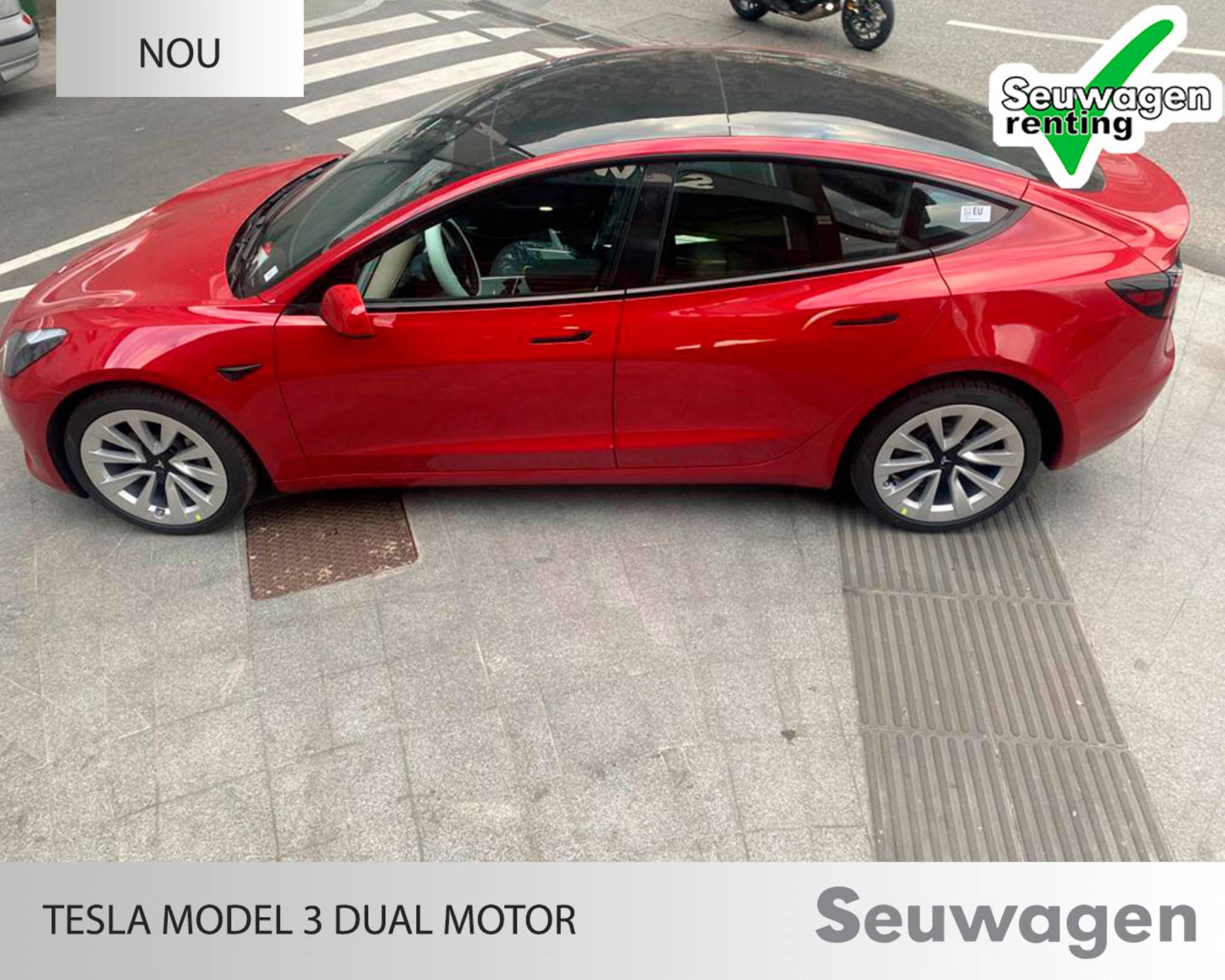 Двойной двигатель Tesla Model 3
