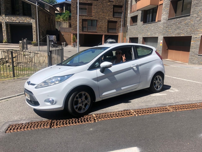 Ford fiesta white
