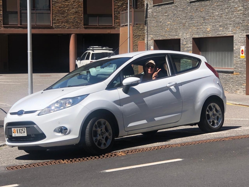 Ford fiesta white