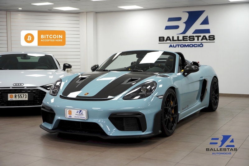 PORSCHE 718 SPYDER RS WEISSACH | PAINT TO SAMPLE GULF BLUE | PCCB | LIFT | BOSE