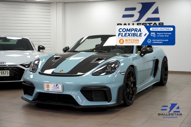 PORSCHE 718 SPYDER RS WEISSACH | PAINT TO SAMPLE GULF BLUE | PCCB | LIFT | BOSE