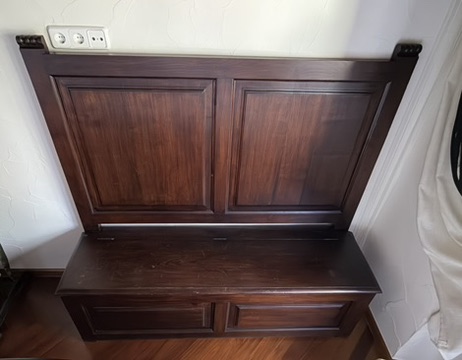 Solid wood furniture.