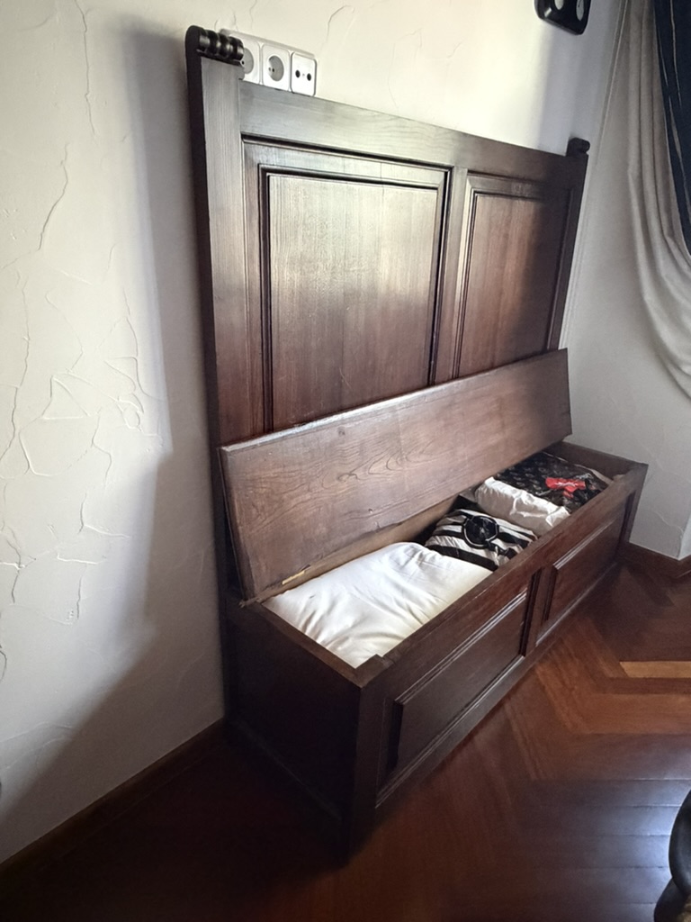 Solid wood furniture.