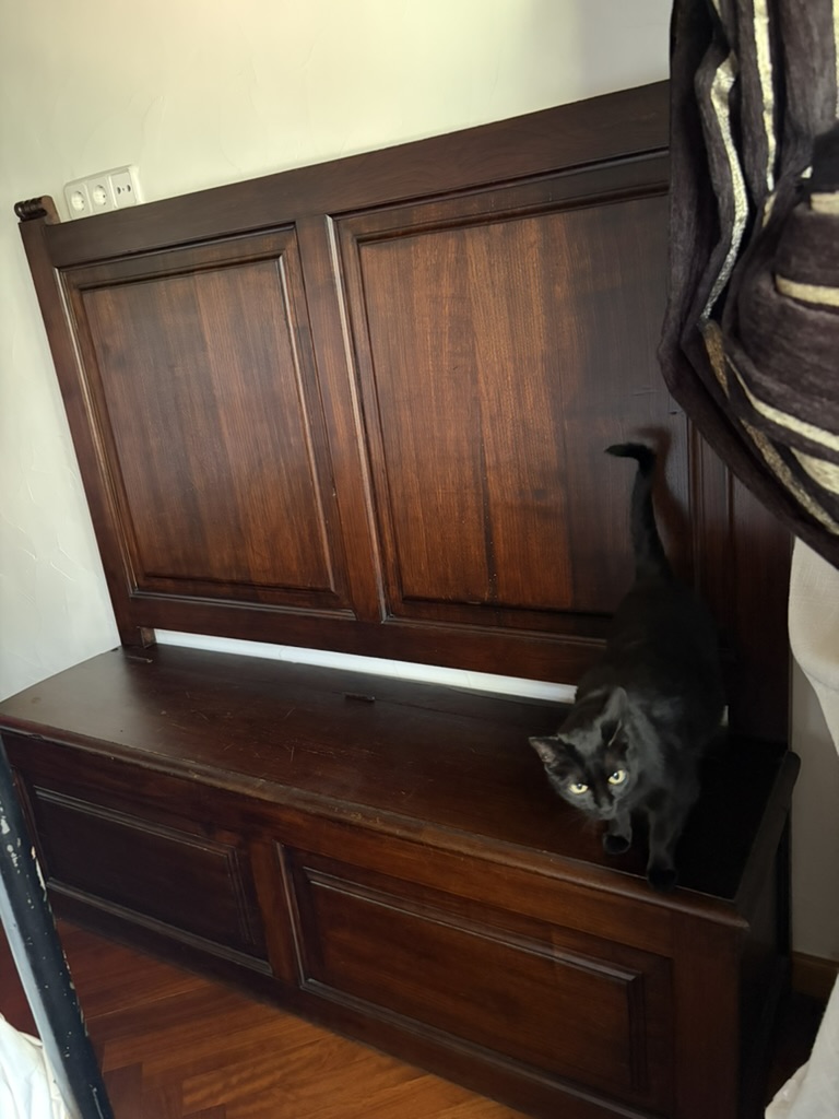 Solid wood furniture.